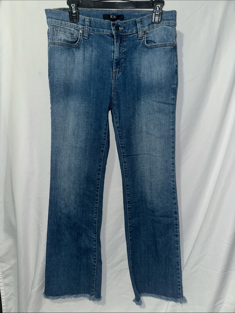 BCBGeneration Mid Wash Flare Jeans